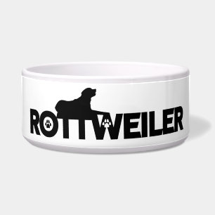 Écuelle Bol en céramique pour chien Rottweiler
