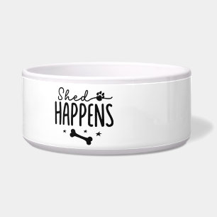 Écuelle Bol en céramique pour chien Shed Happens
