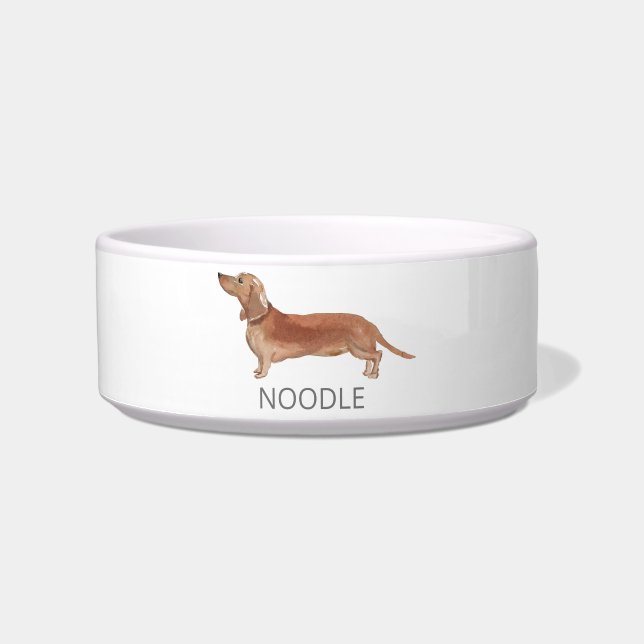 Écuelle Bol en céramique pour chien teckel (Devant)