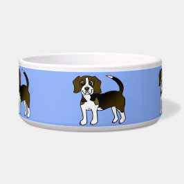 Écuelle Bol mignon de nourriture de chien de beagle