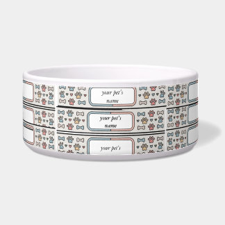 Écuelle Bol personnalisé Hygge pour animaux de compagnie p
