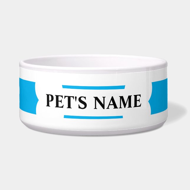 Écuelle Bol personnalisé pour chien avec empreinte de patt (Devant)