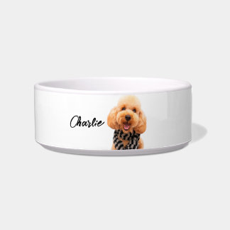 Écuelle Bol personnalisé pour chien avec photo et nom de l
