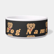 Bol personnalisé pour chien en céramique avec imag