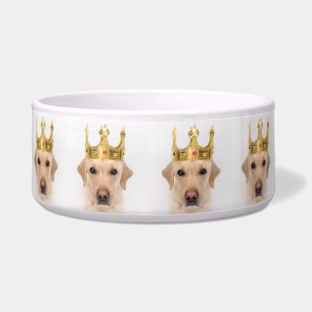 Écuelle Bol pour animal de compagnie Couronne Royale (Devant)