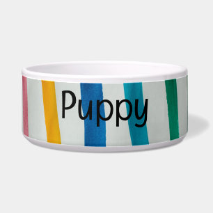 Écuelle Bol pour animal de compagnie en textile avec texte