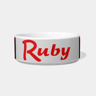 Écuelle Bol pour animal de compagnie Ruby