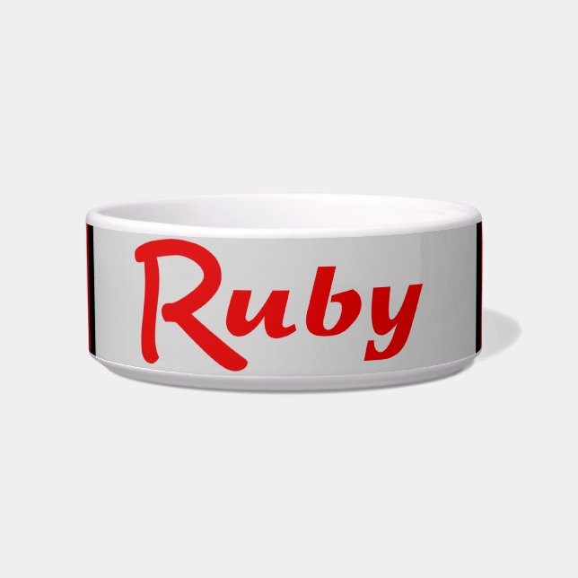 Écuelle Bol pour animal de compagnie Ruby (Devant)
