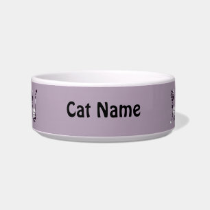 Écuelle Bol pour animaux de compagnie Chats Violets