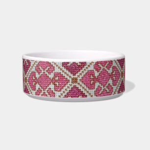 Écuelle Bol pour animaux de compagnie en diamant rose