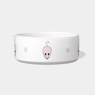 Écuelle Bol pour chat souris rose