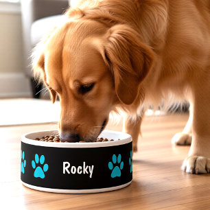 Écuelle Bol pour grand chien Empreintes de pattes