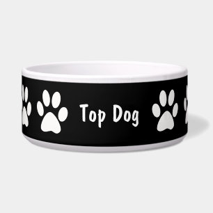 Écuelle Bol pour grand chien empreintes de pattes