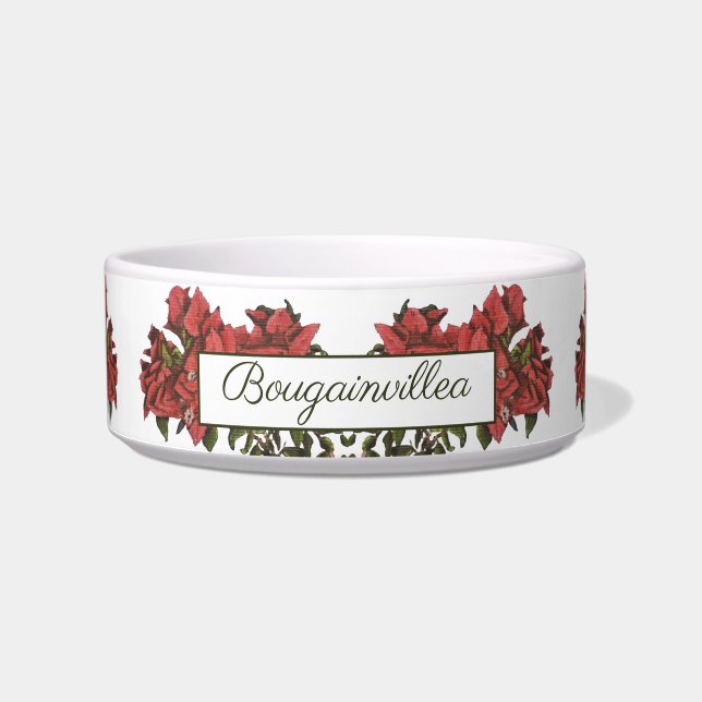 Écuelle Bougainvilliers pour animaux de compagnie (Devant)
