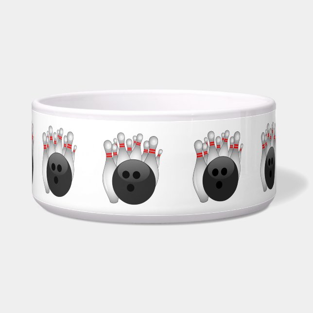 Écuelle Boule De Bowling Et Dix Pins (Droite)