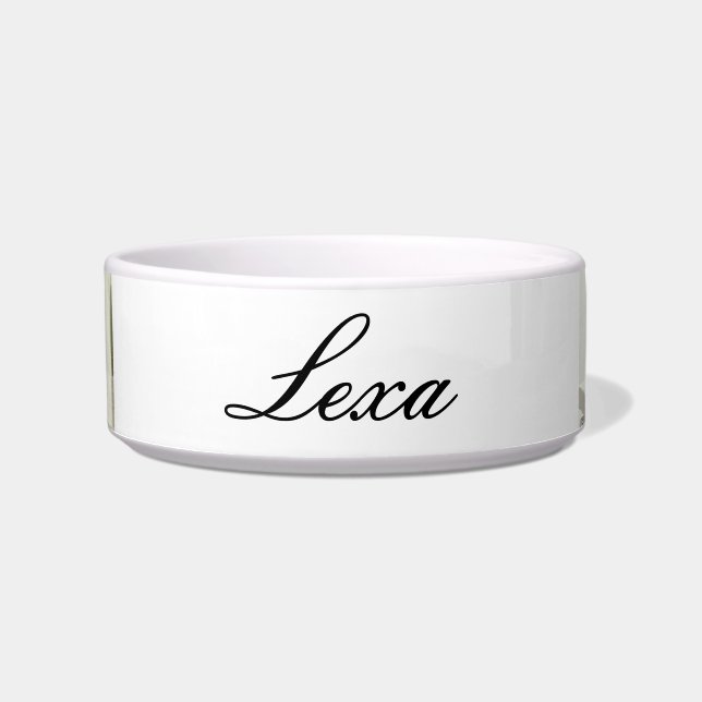 Écuelle Boule de chat Animaux de compagnie personnalisés E (Devant)