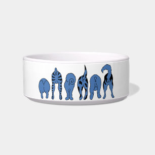 Écuelle Boutons de chien bleu
