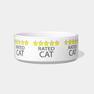 Écuelle Bowl cinq étoiles de chat