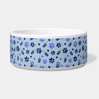 Écuelle Bowl de chien Bluebonnet - Texas Pet Bowl avec pat