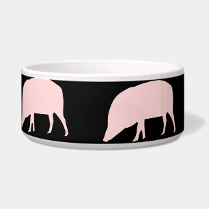 Écuelle Bowl de chien de porc rose
