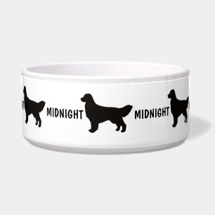 Écuelle Bowl de chien d'essayeur d'or personnalisé