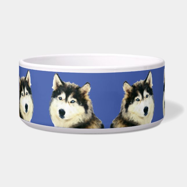 Écuelle Bowl de Chien Sibérien Husky (Devant)