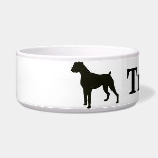 Écuelle Boxer Dog Bowl personnalisé