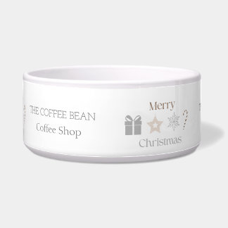 Écuelle Branding de café saisonnier pour Noël