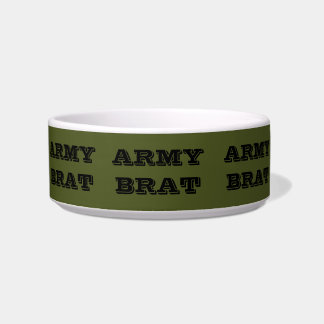Écuelle Brat de l'armée Pet Bowl