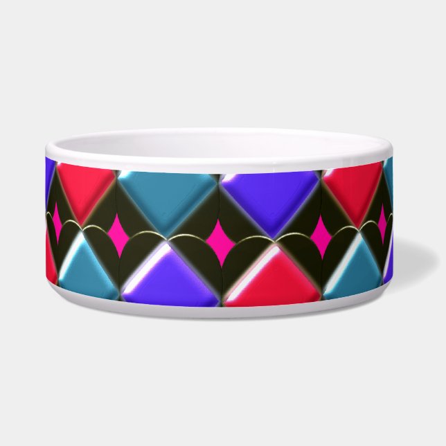 Écuelle Brillant Daimones Vous Créez Chien Bowl (Devant)