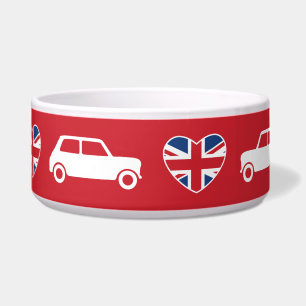 Écuelle British Mini Cooper Hearts - Rouge
