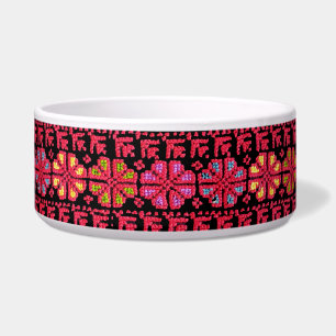 Écuelle Broderie Palestinienne Tatreez motif imprimé
