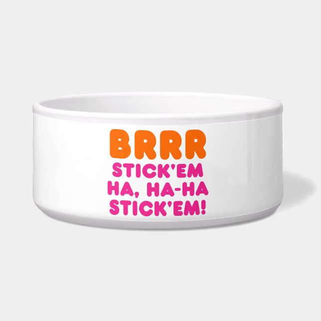 ÉCUELLE BRRR STICK 'EM HA, HA-HA STICK 'EM ! (Devant)