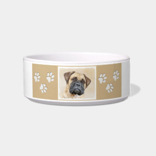 Écuelle Bullmastiff Peinture - Joli chien d'origine art
