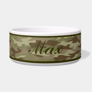 Écuelle Camouflage personnalisé Pet Bowl