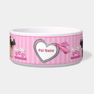 Écuelle Carlin Cuties Pink Stripe - Personnaliser