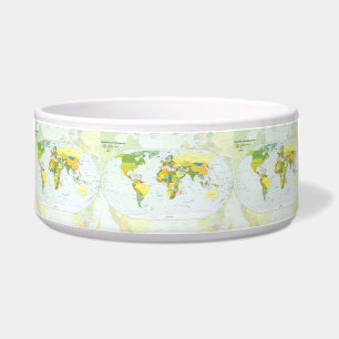 Écuelle Carte du monde Atlas Poster Politique : Décoration