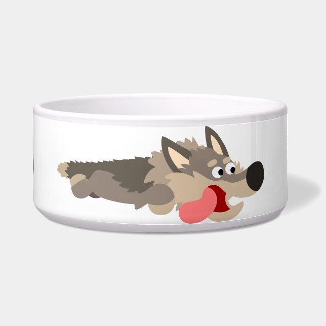 Écuelle Cartographie de la Flotte mignonne Wolf Pet Bowl (Devant)