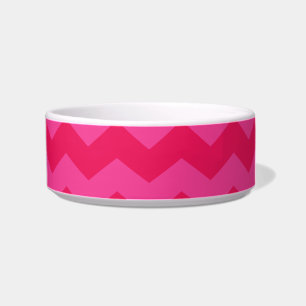 Écuelle Cercle rose décoré d'un monogramme de turquoise