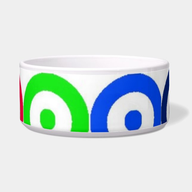 Écuelle Cercles Pet Bowl (Devant)
