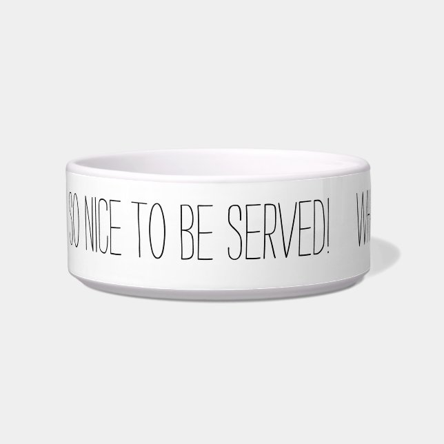 Écuelle C'Est Bien D'Être Servi ! do-it-yourself message a (Gauche)