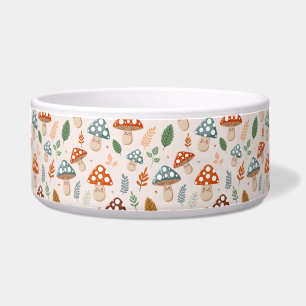 Écuelle Champignon, Feuillage d'automne, Motif de la natur