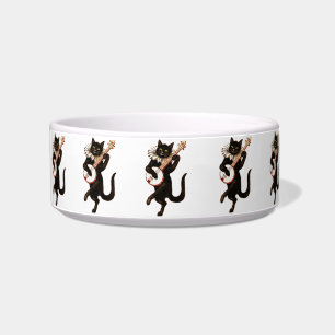 Écuelle chanson et danse chat nourriture bowl
