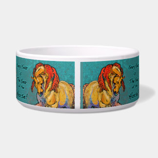 Écuelle Chaque année est l'année de la CUVETTE du cheval