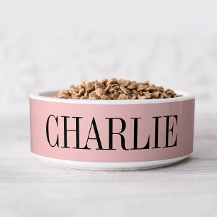 Écuelle Charlie Classic Nom Monogramme Rose