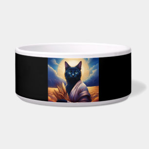 Écuelle Chat À Robes Mystique Dans Le Champ De Blé