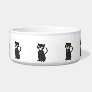 Écuelle Chat noir mignon
