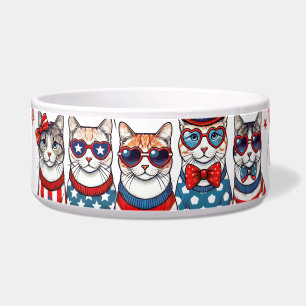 Écuelle Chat patriotique