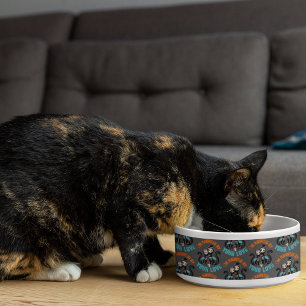 Écuelle Chats Crâne de Sucre Hanté par Votre Amour
