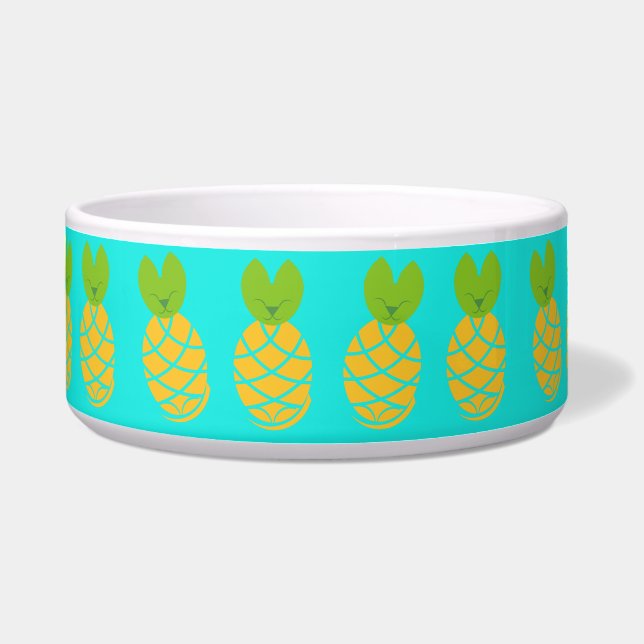 Écuelle Chats d'ananas (Devant)